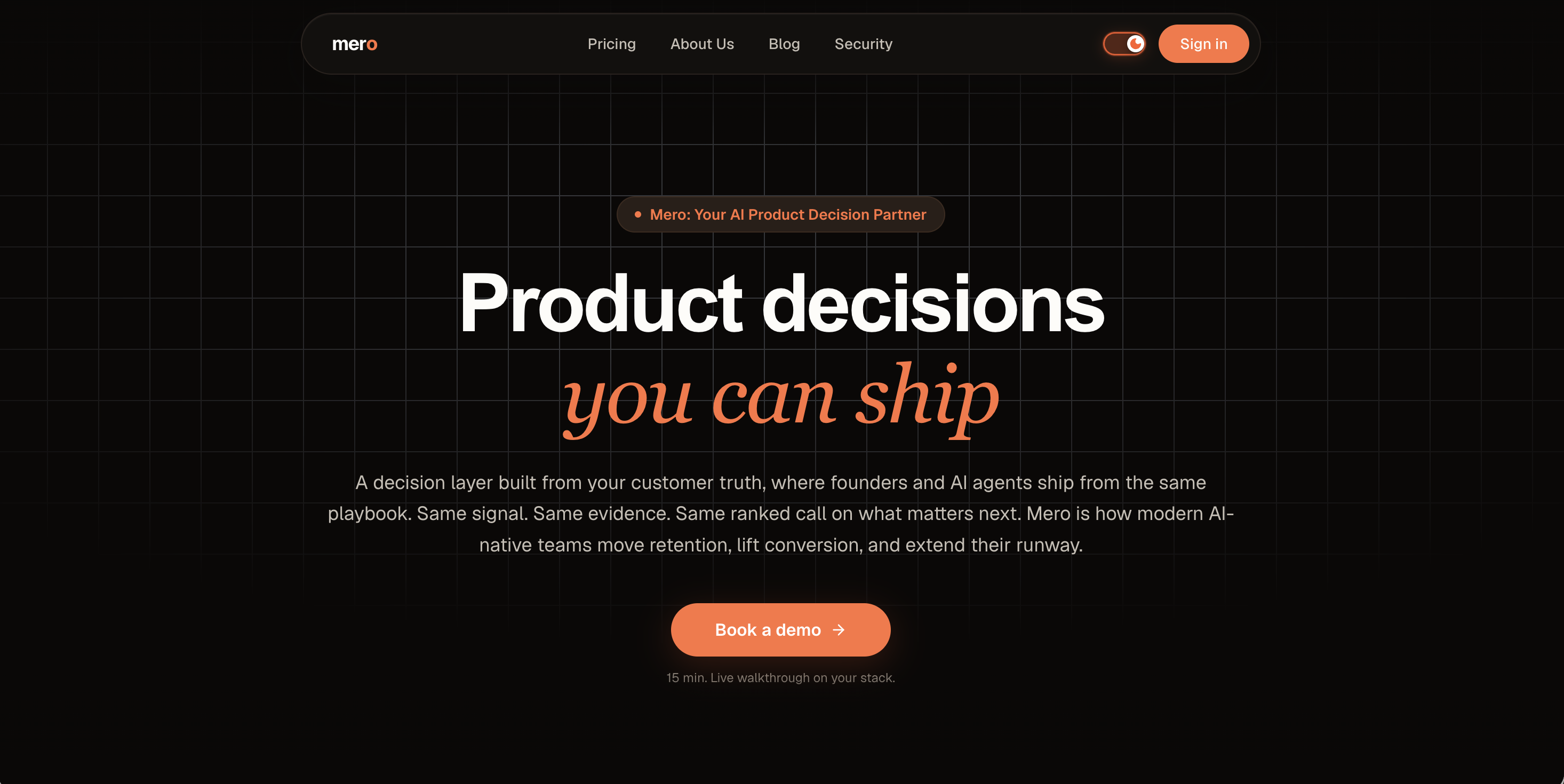 Mero AI: an AI product built end to end